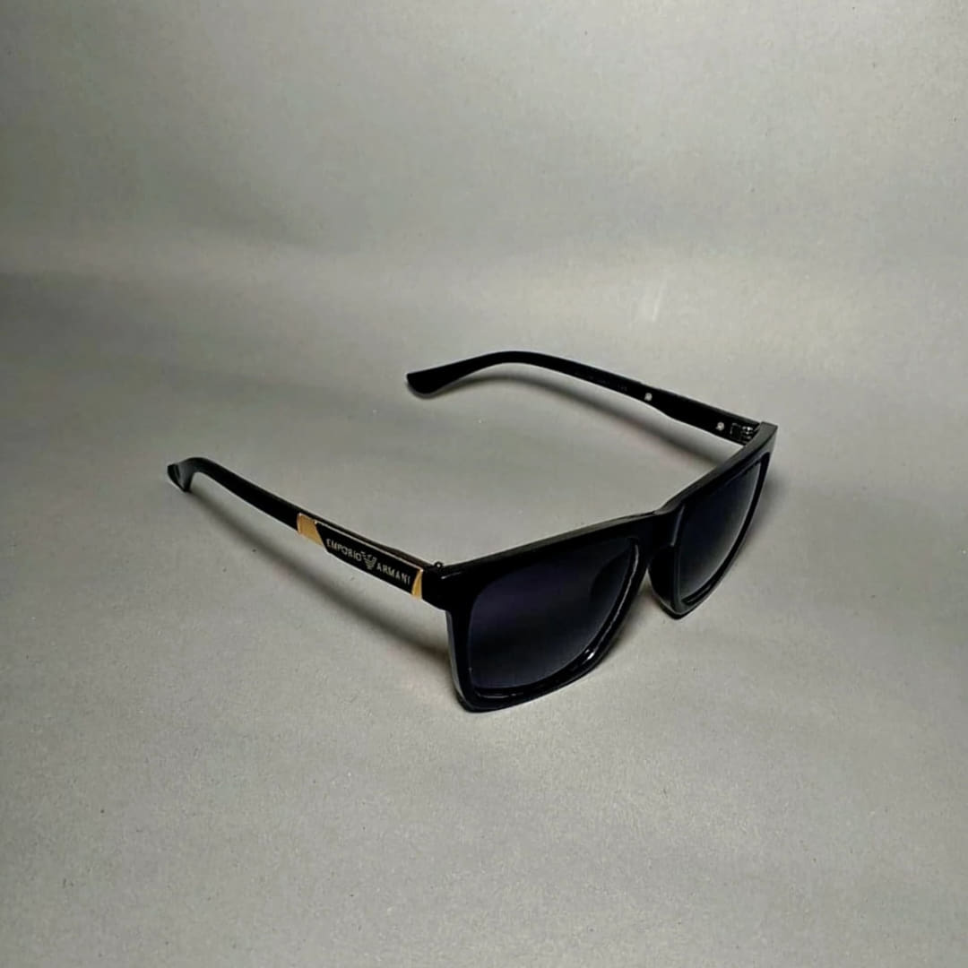Midnight Luxe Shades – Premium Black & Gold Unisex Sunglasses